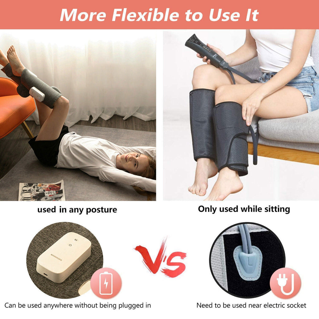 Heated Air Compression Leg Massager