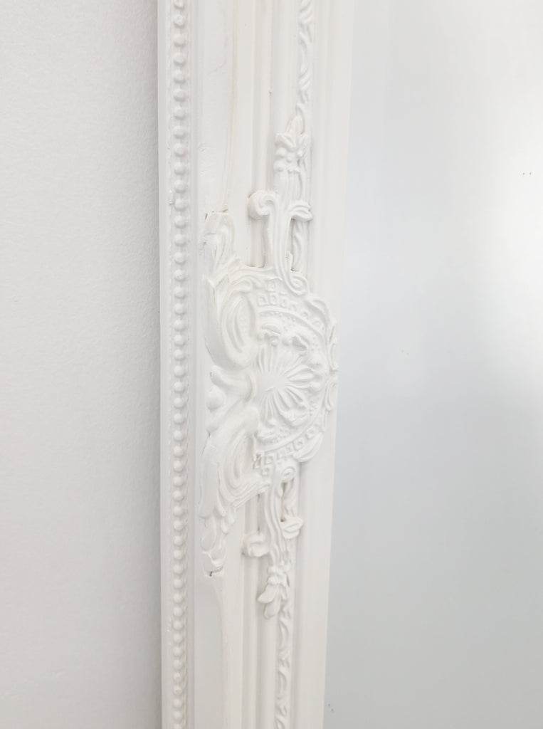 French Provincial Ornate Mirror - White