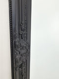 French Provincial Ornate Mirror - Black