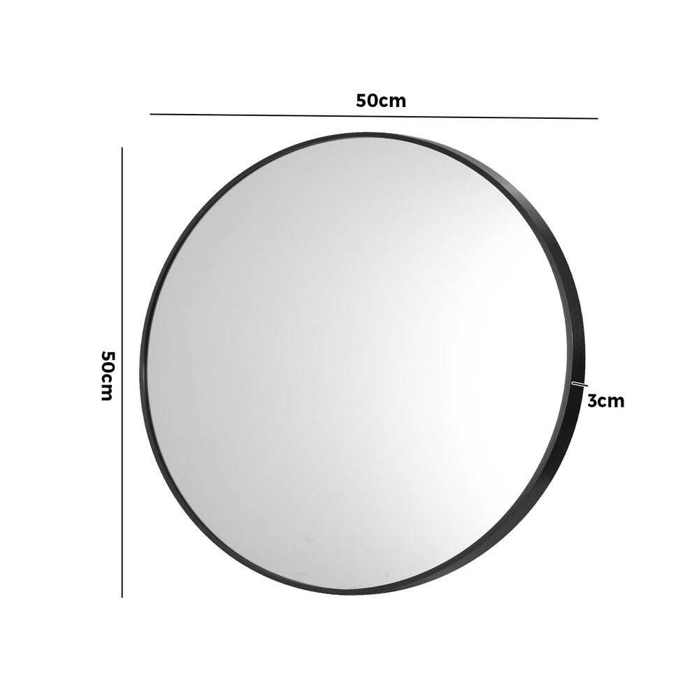 Round Wall Mirror Set of 2