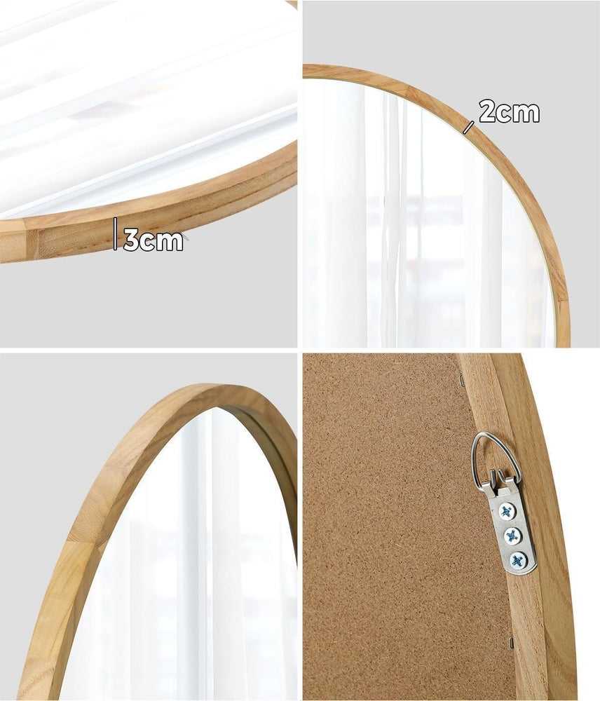 Round Wall Mirror Set of 2