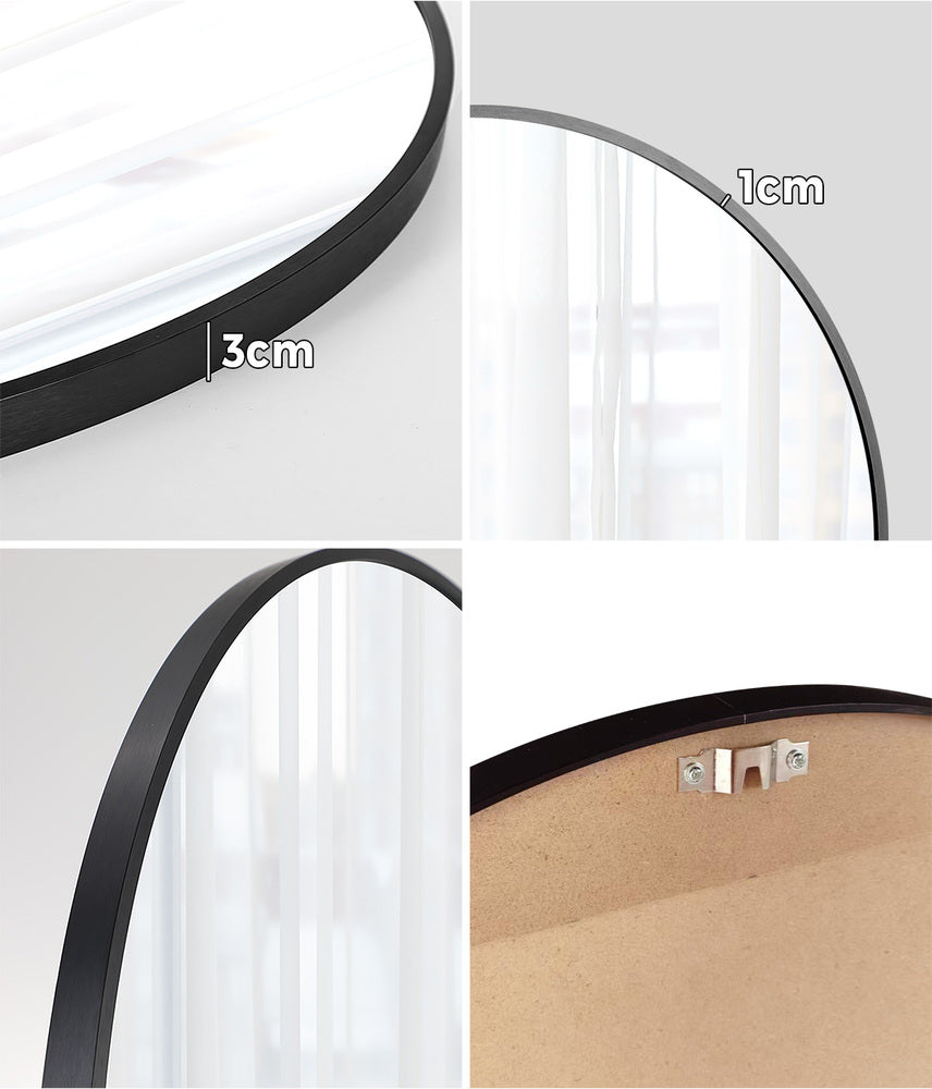 Round Wall Mirror Set of 2