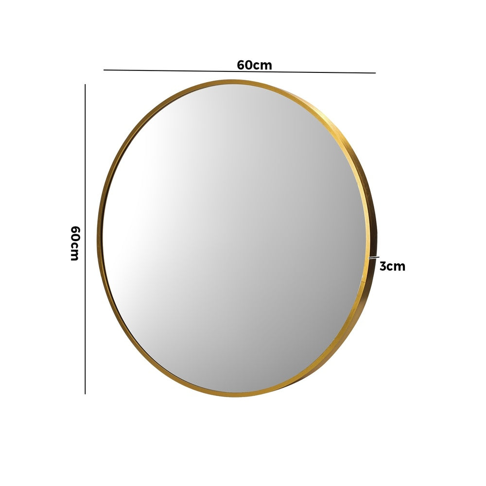 Round Wall Mirror Set of 2