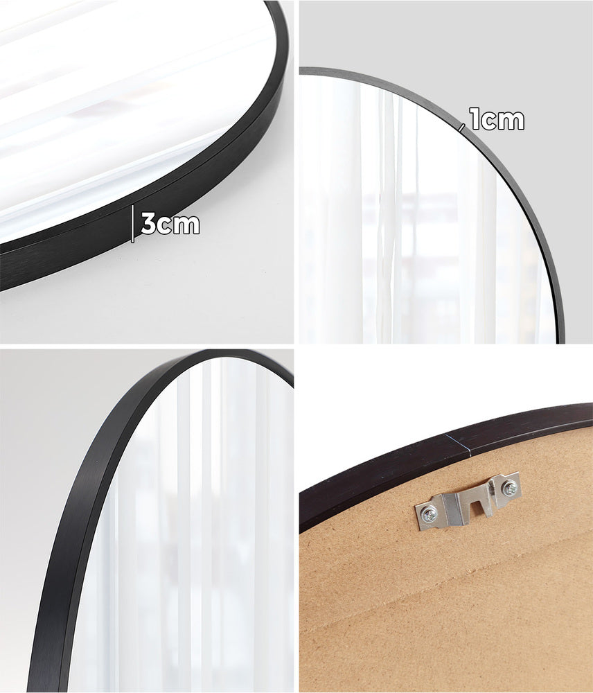 Round Wall Mirror Set of 2