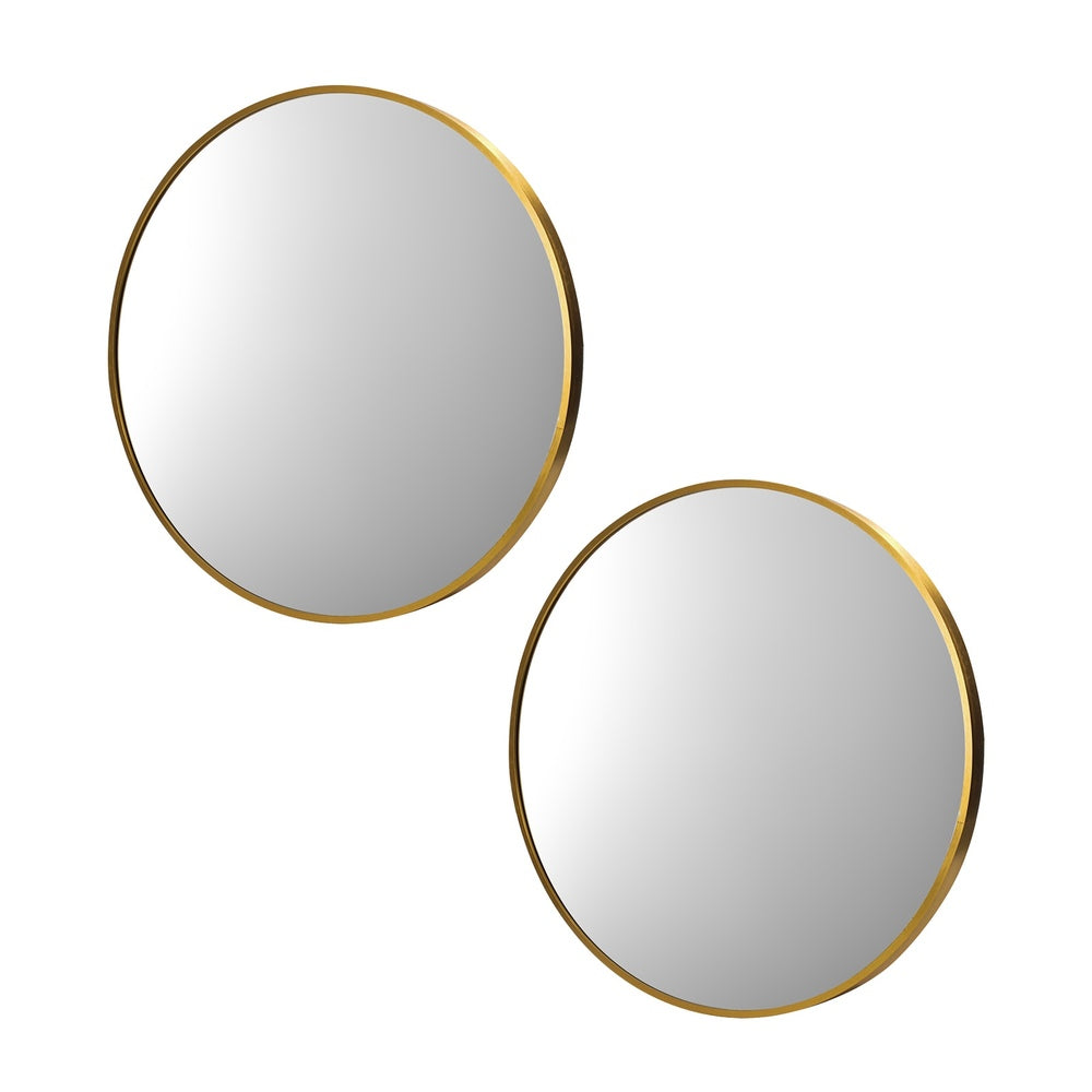 Round Wall Mirror Set of 2