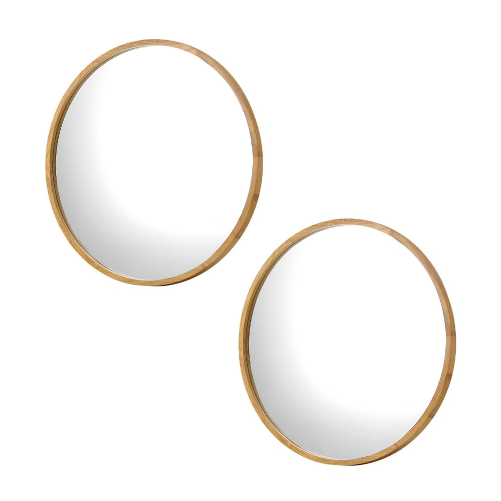 Round Wall Mirror Set of 2