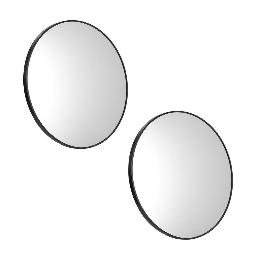 Round Wall Mirror Set of 2
