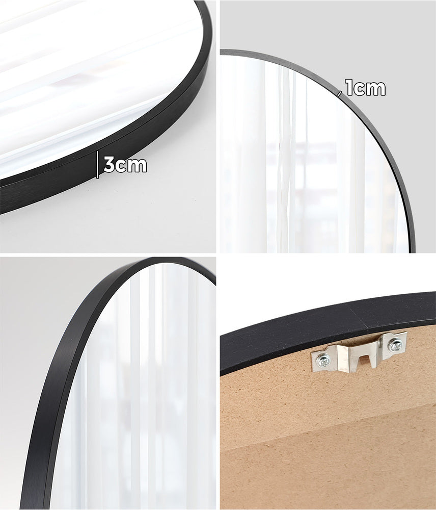 Round Wall Mirror Set of 2
