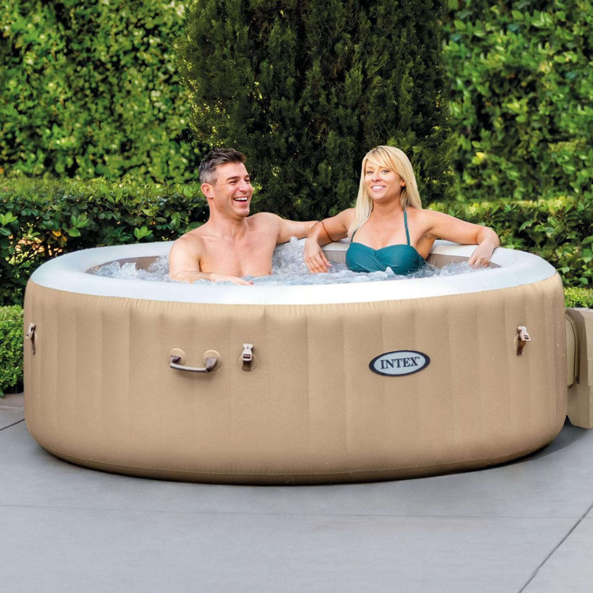 Inflatable Bubble Massage Hot Tub - 4-6 Person