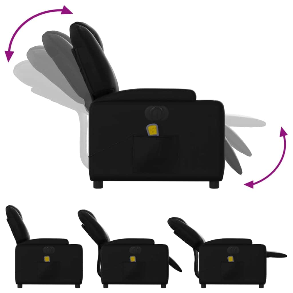Electric Massage Recliner Chair - Faux Leather