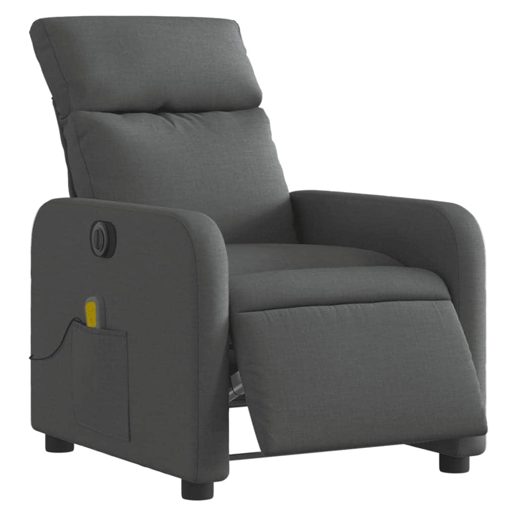 Electric Massage Recliner Chair - Dark Grey