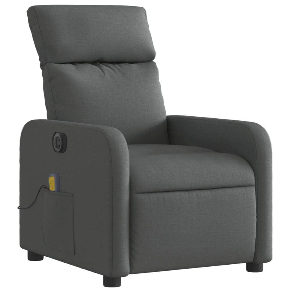 Electric Massage Recliner Chair - Dark Grey