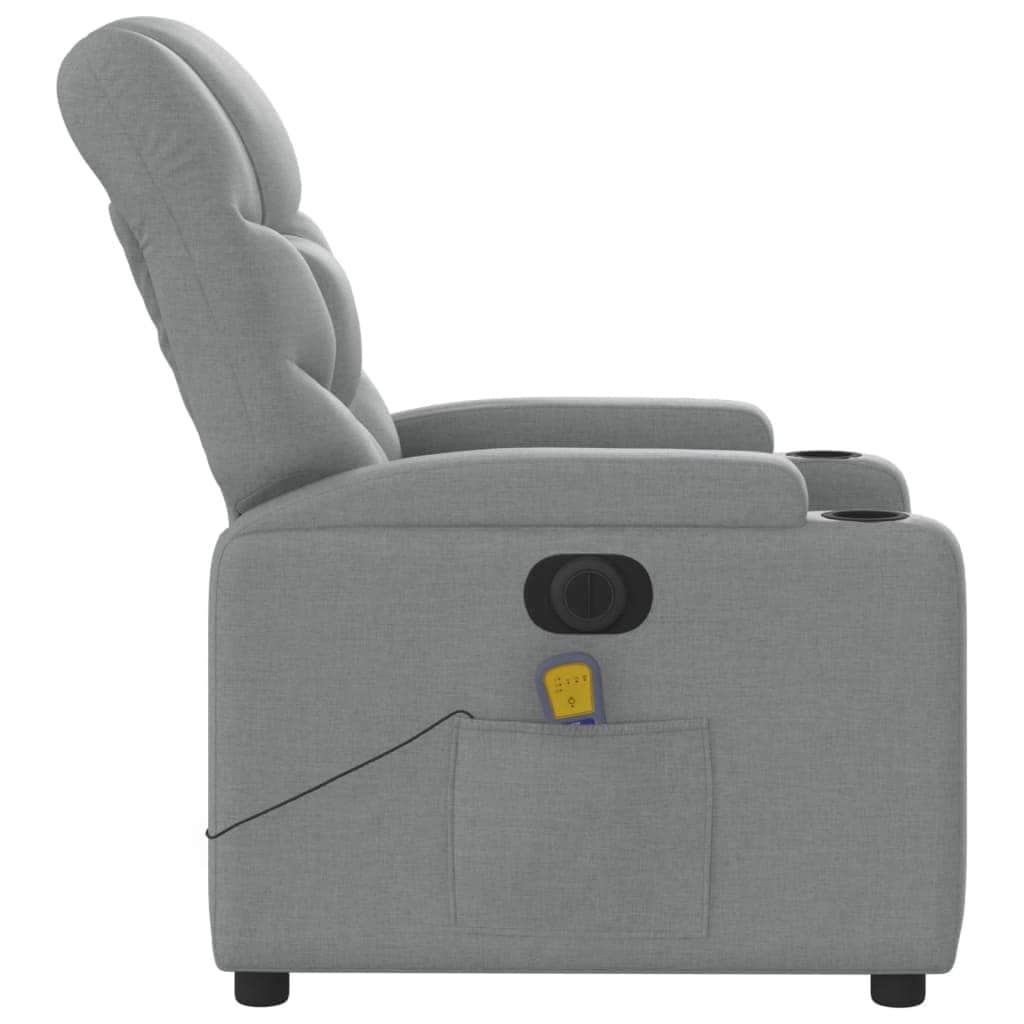 Electric Massage Recliner Chair - Fabric, 3 Colours