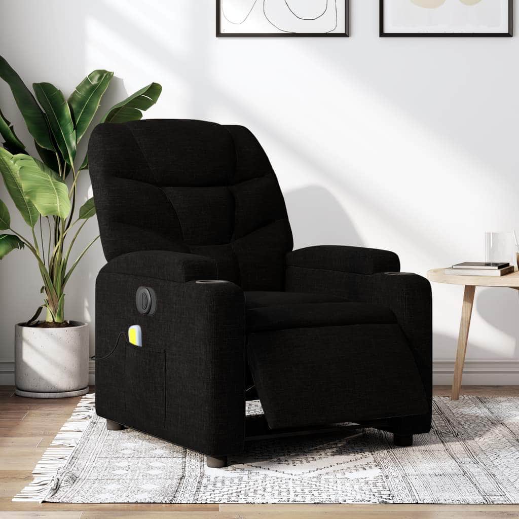 Electric Massage Recliner Chair - Fabric, 3 Colours