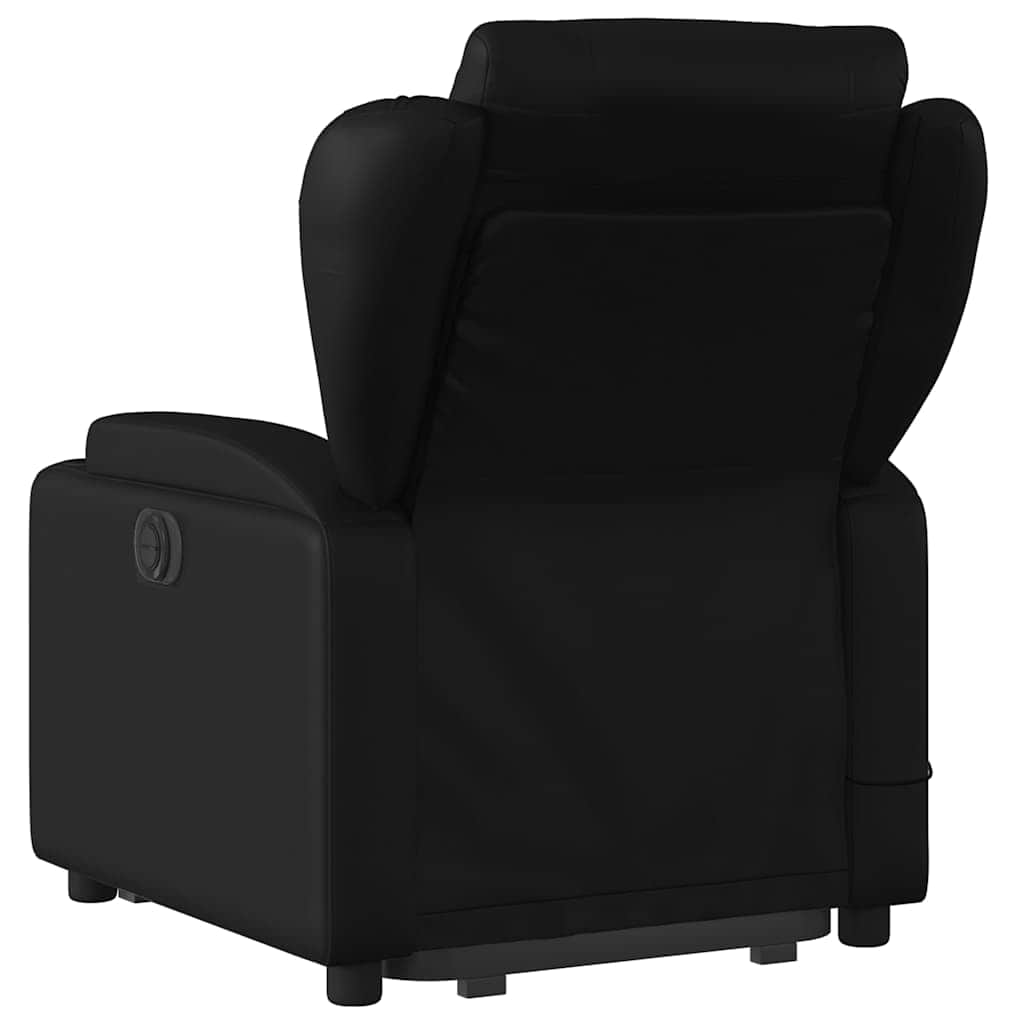 Electric Stand-Up Massage Recliner - Faux Leather