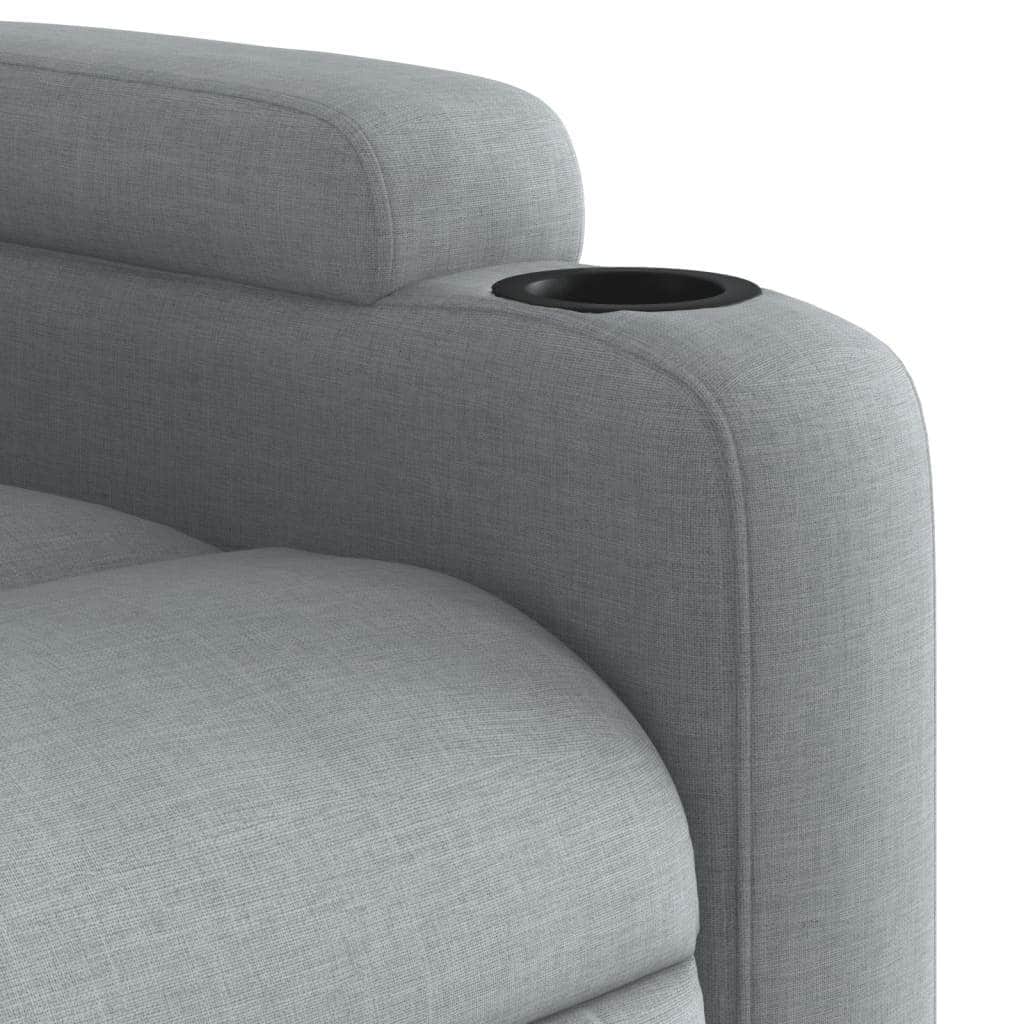 Electric Standing Massage Recliner - Light Grey
