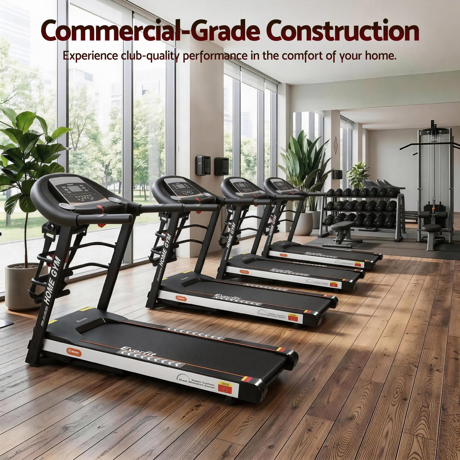 Electric Treadmill with Massage Belt 450mm