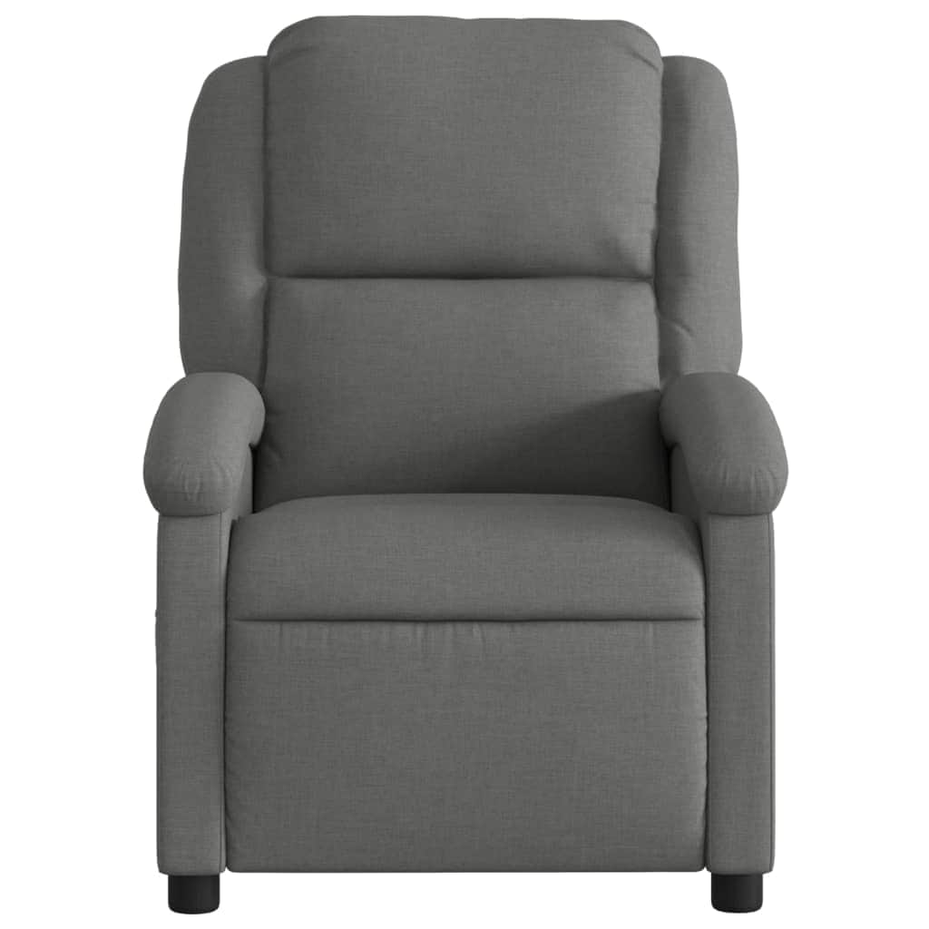Electric Massage Recliner Chair - Dark Grey Fabric
