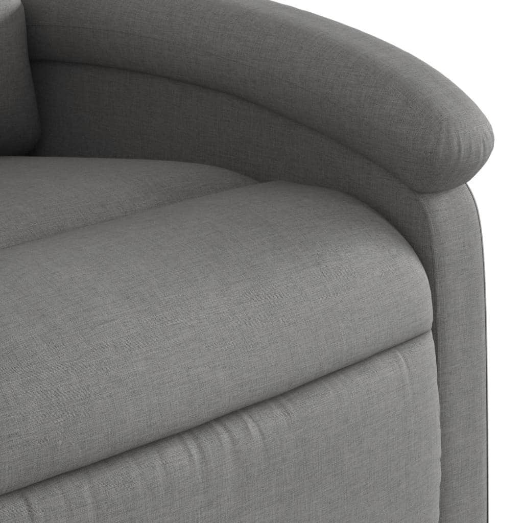 Electric Massage Recliner Chair - Dark Grey Fabric