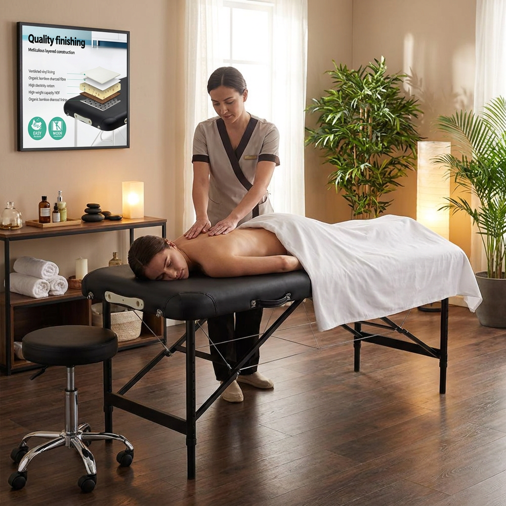 Portable Massage Table 75cm lifestyle