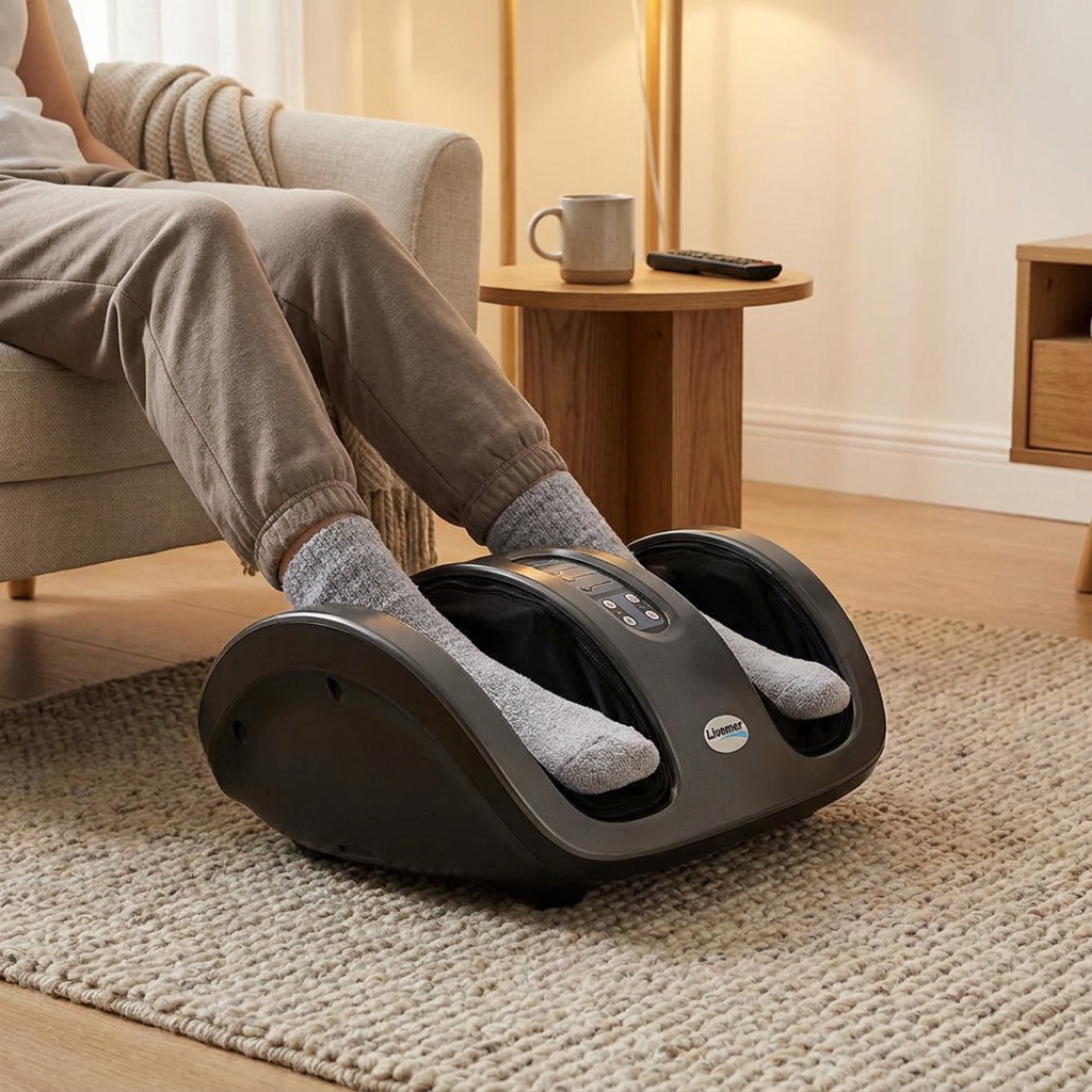 Livemor Foot Massager Grey lifestyle