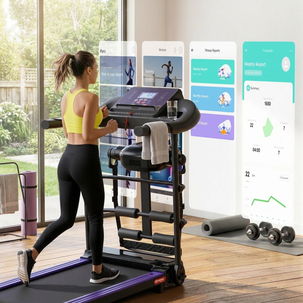 Electric Treadmill 400mm lifestyle