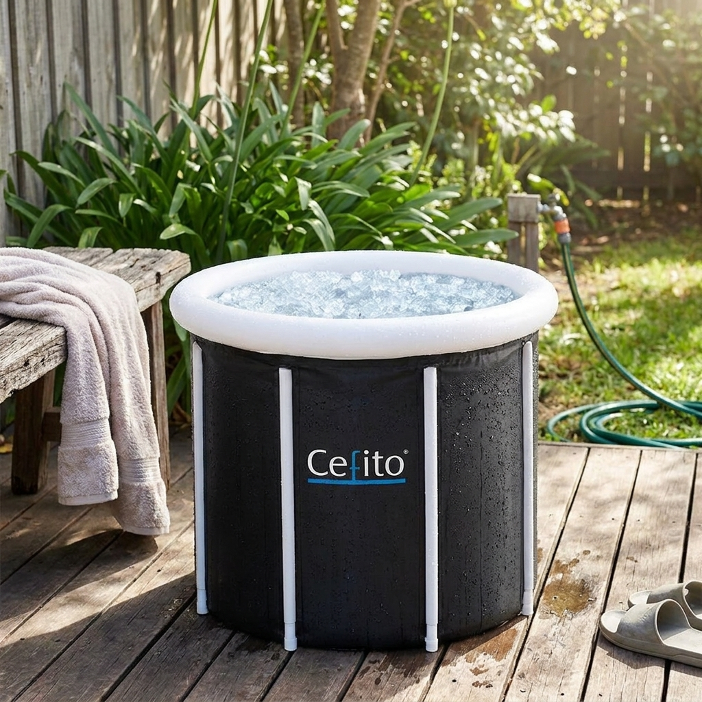 Weisshorn Portable Ice Bath Tub lifestyle