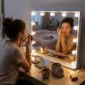 Makeup Mirror 60x52cm White lifestyle