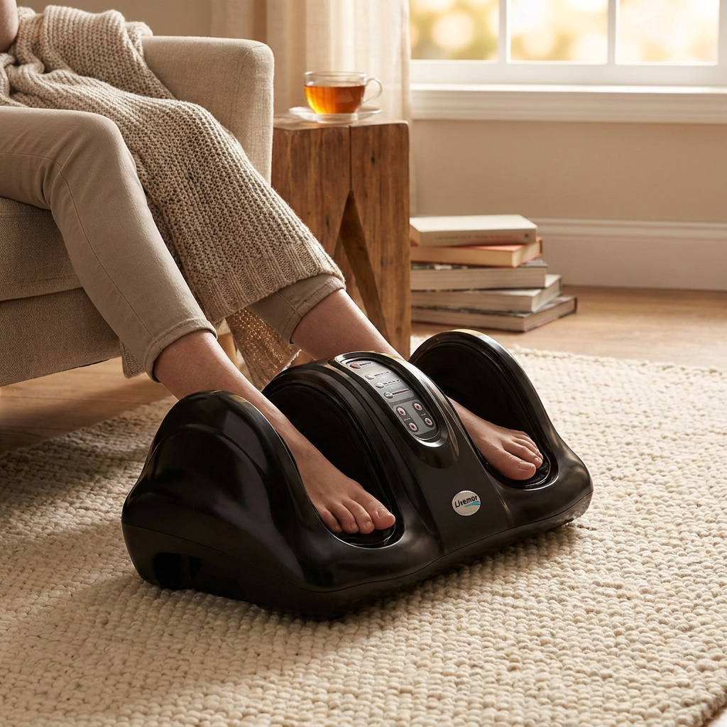 Livemor Foot Massager Black lifestyle