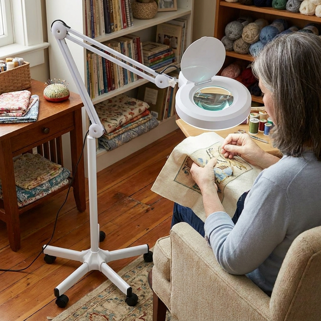 Standing Magnifying Lamp lifestyle