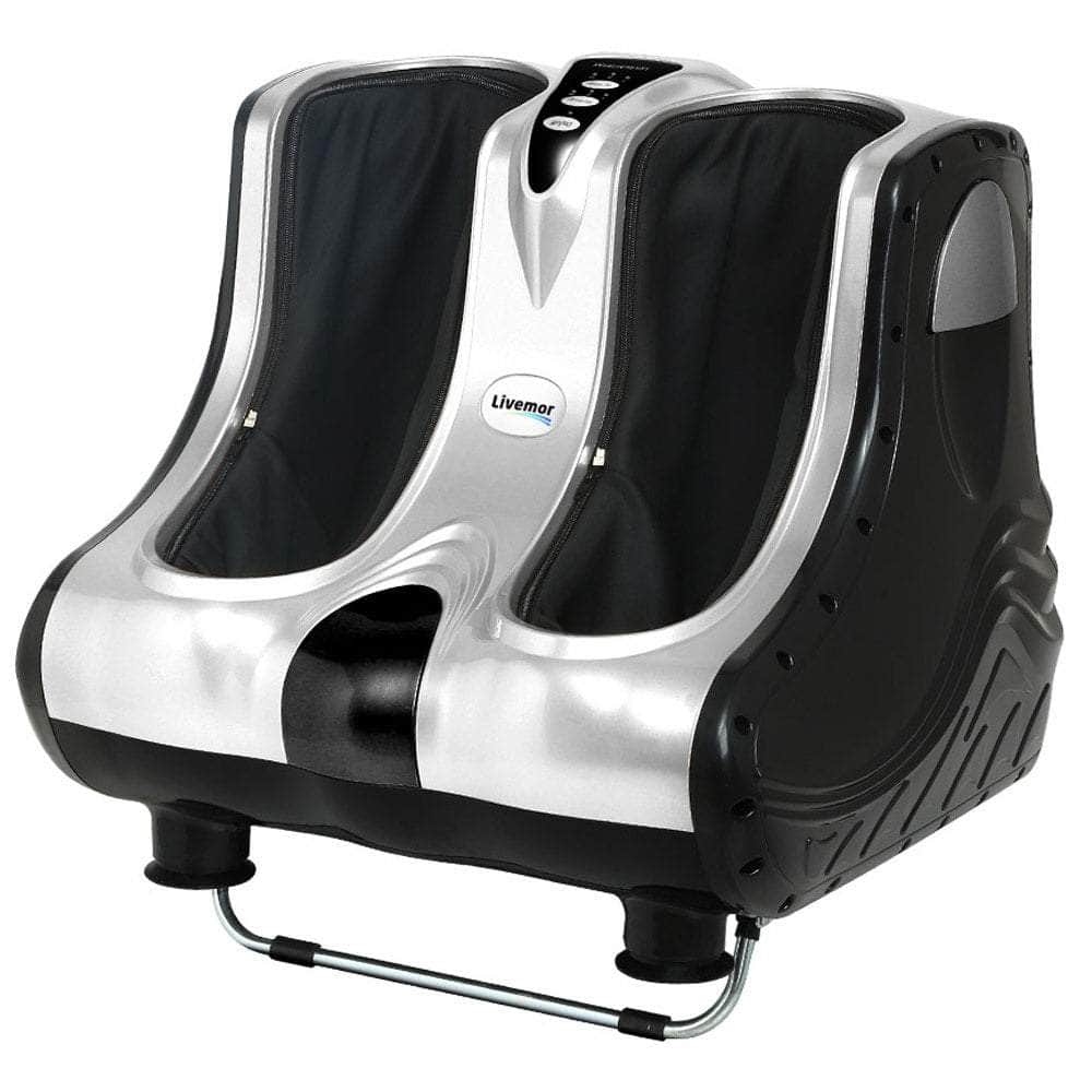 Livemor Leg Massager Shiatsu Rolling - Silver