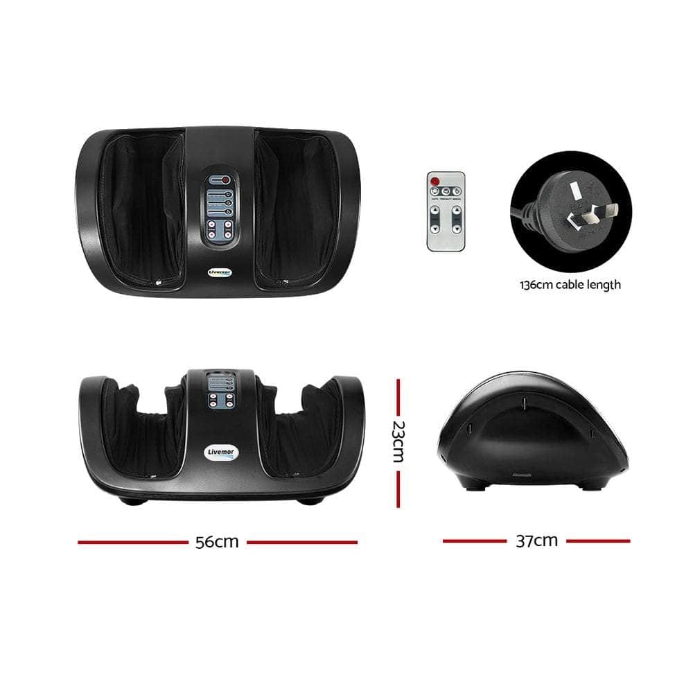 Livemor Shiatsu Foot Massager - Black