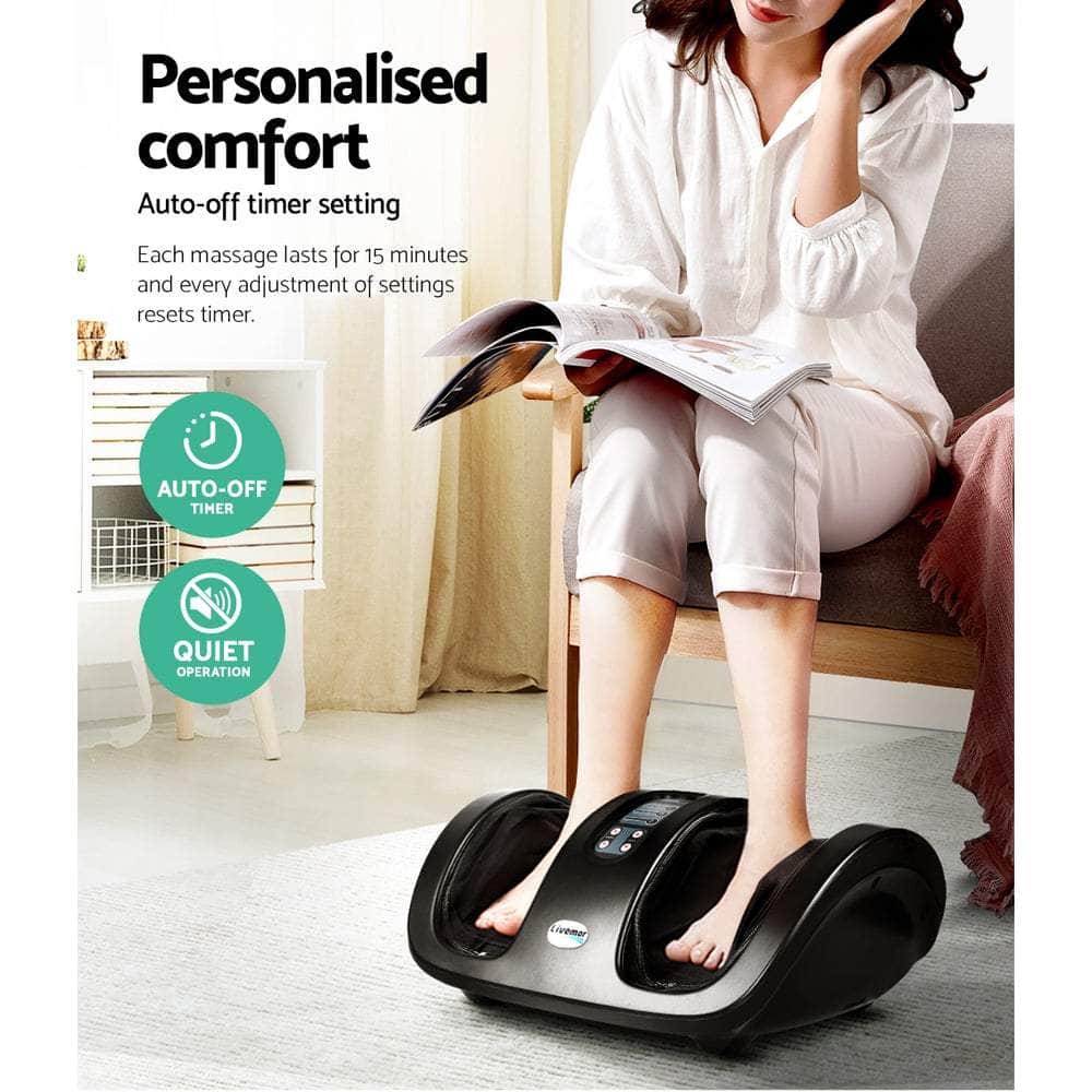 Livemor Shiatsu Foot Massager - Black