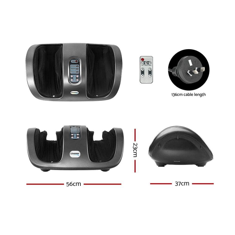 Livemor Shiatsu Foot Massager - Grey