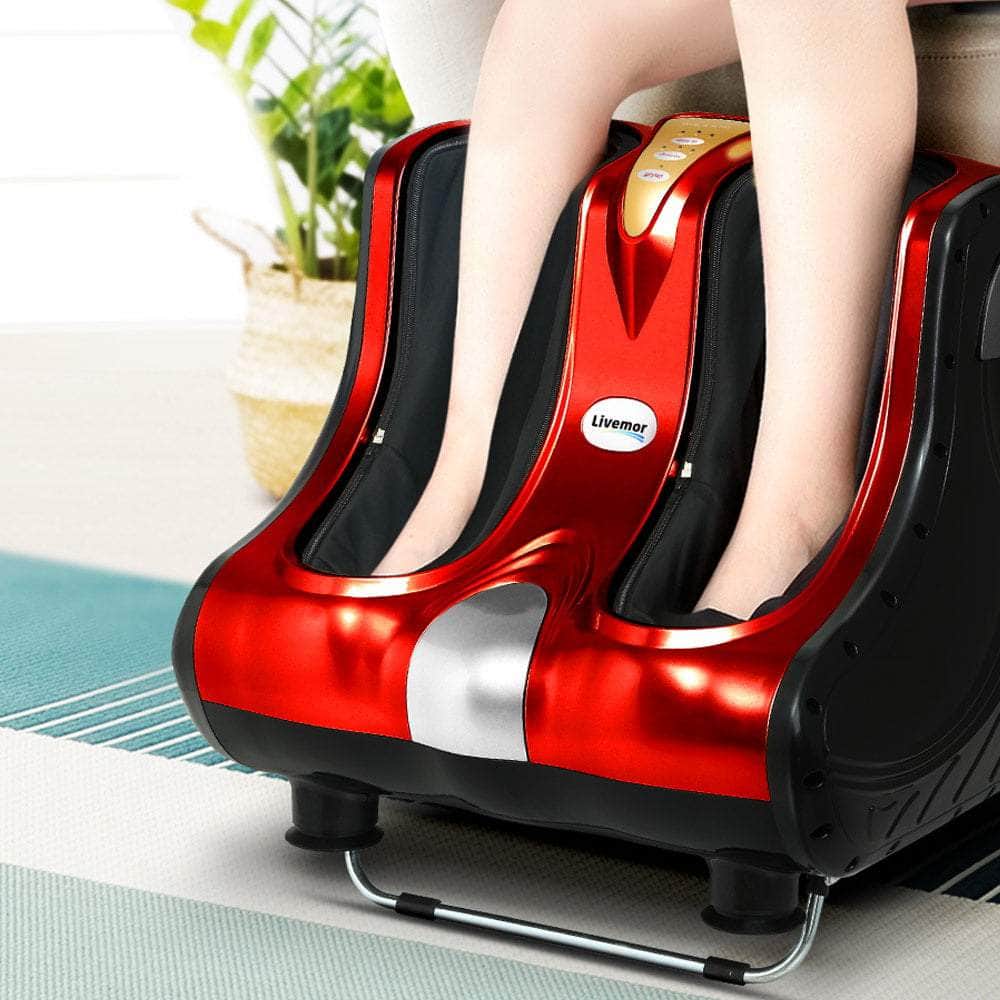 Livemor 5-in-1 Leg Massager - Red