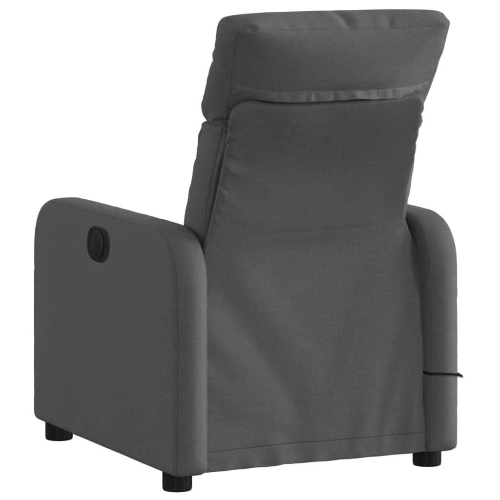Massage Recliner Chair - Dark Grey Fabric