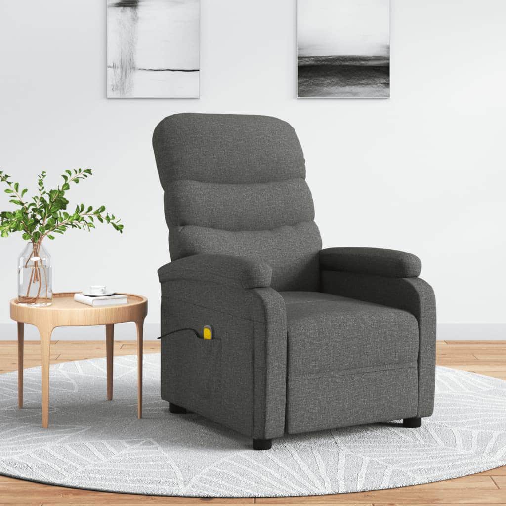 3-Position Massage Recliner Chair - Fabric