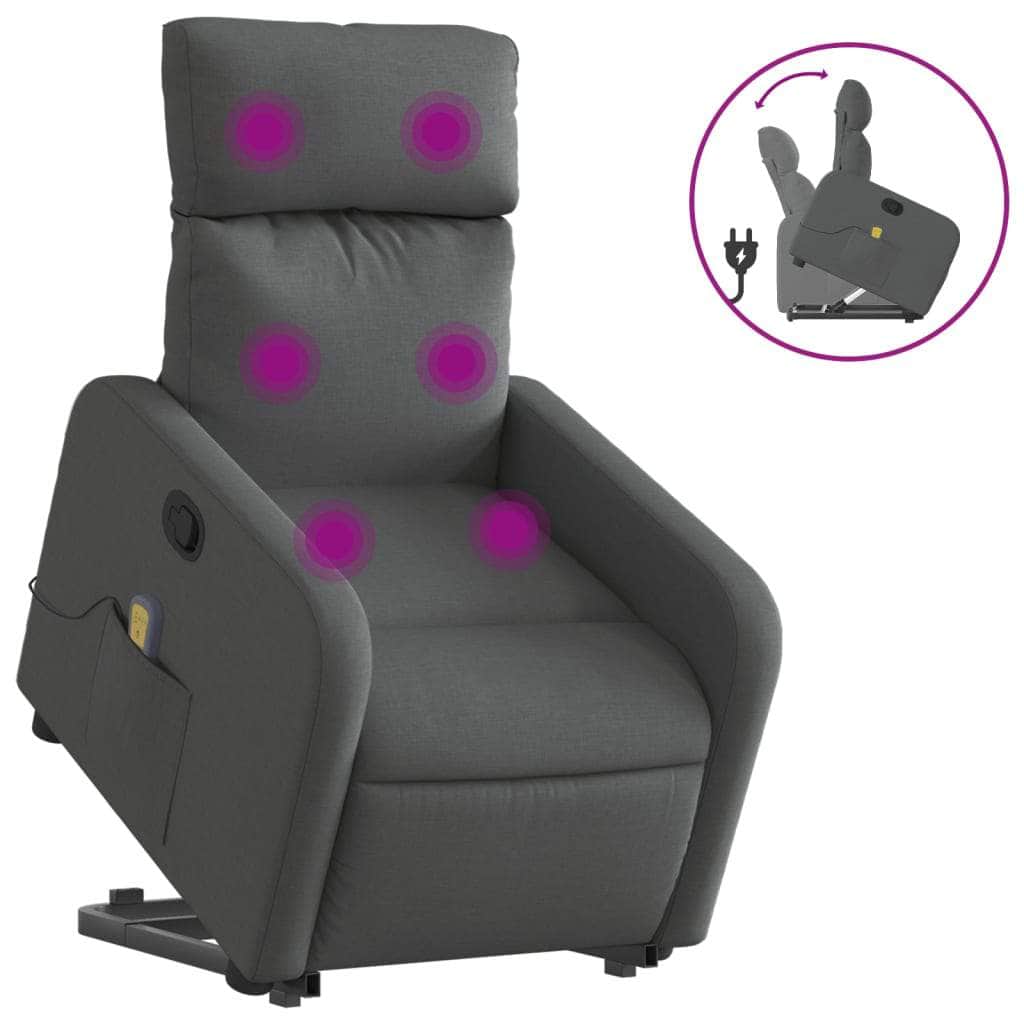 Stand-Up Massage Recliner Chair - Manual Recline