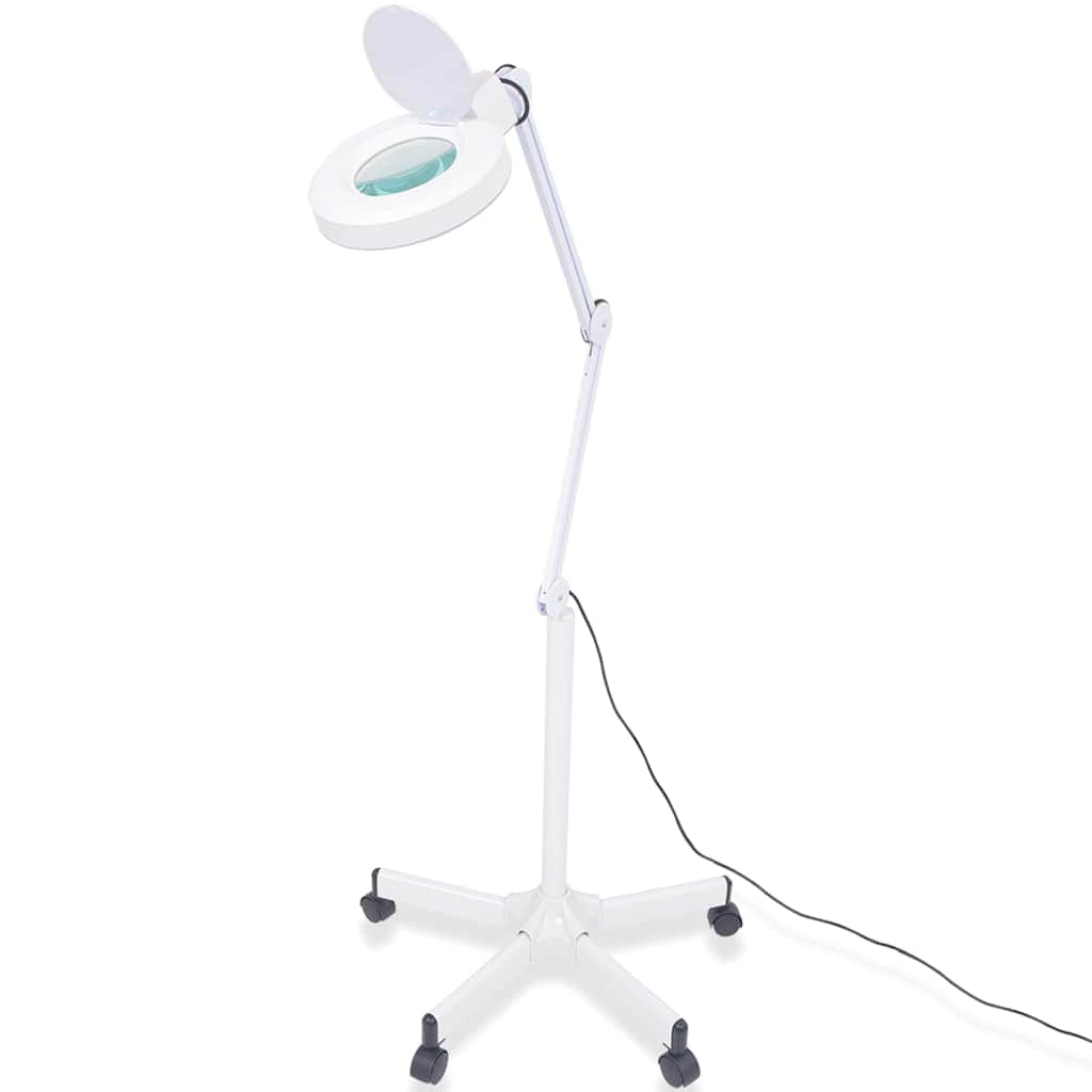 Standing Magnifying Lamp with Ring Light