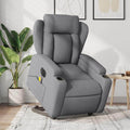 Electric Stand-Up Massage Recliner - Fabric