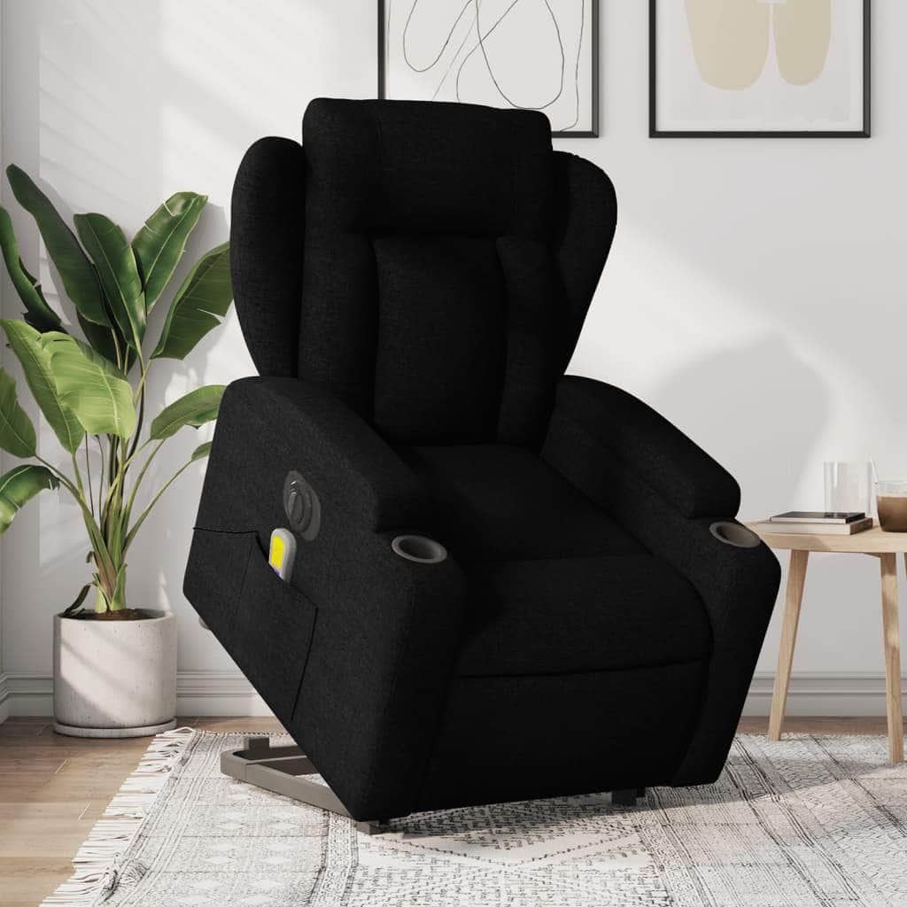 Electric Stand-Up Massage Recliner - Fabric