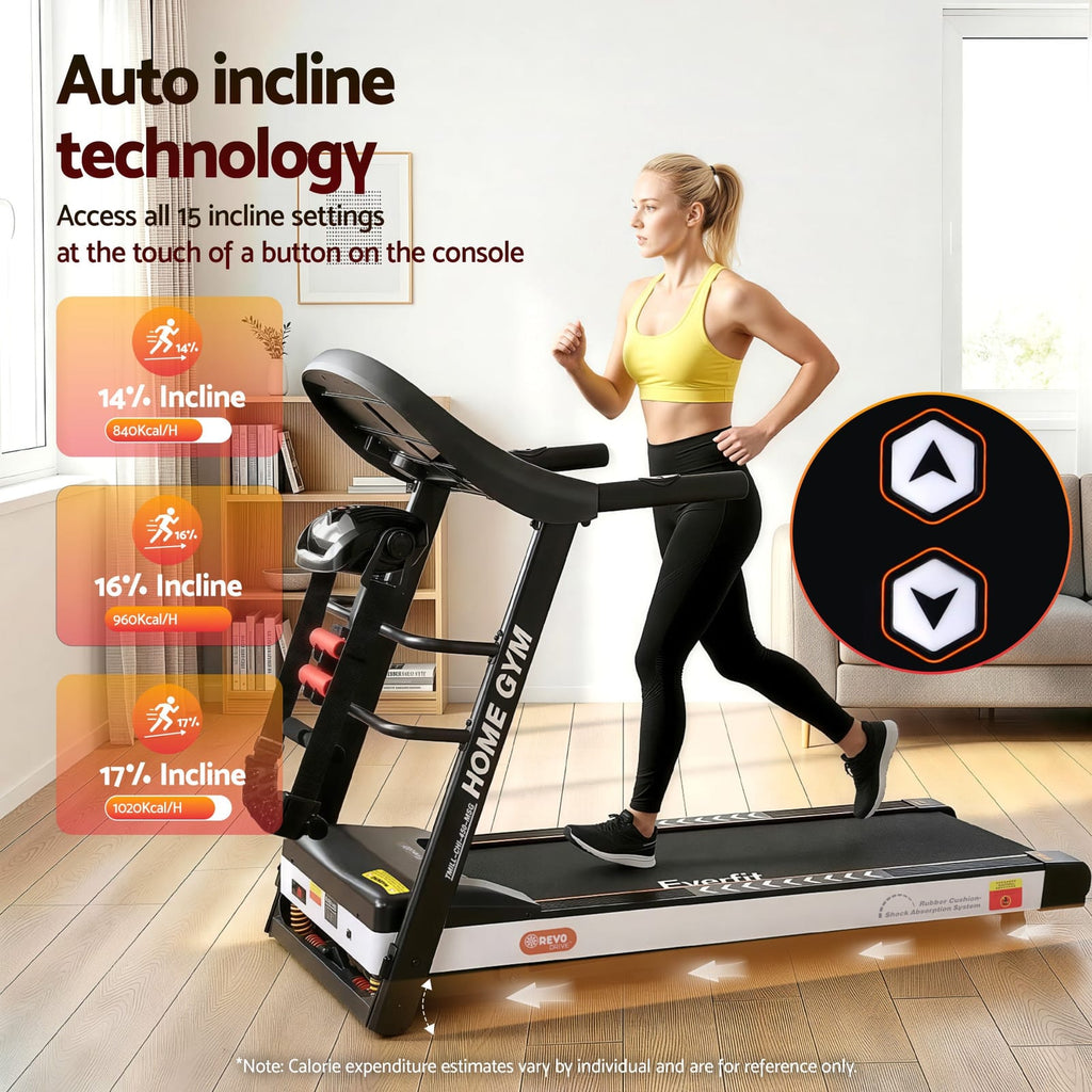 Electric Treadmill with Massage Belt 450mm
